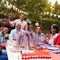 6 Pack 4th of July Patriotic Stem Picks, 27.6" Red White and Blue Firework Table Centerpieces with Stars, Flexible Floral Picks for Memorial Day, Veterans Day & 250th American Anniversary Decor